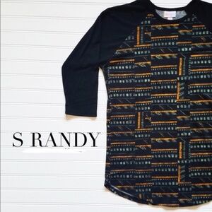 LuLaRoe Randy Baseball Tee Size Small